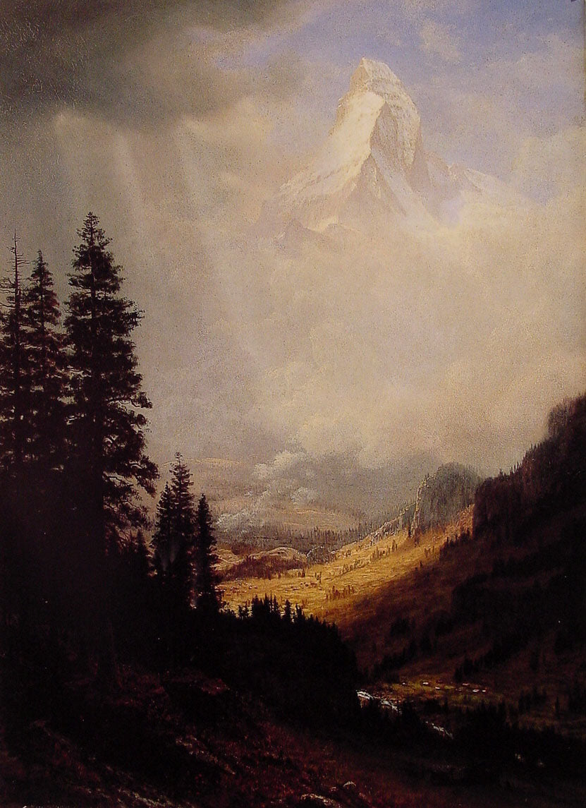 Albert Bierstadt The Matterhorn 1850 Fine Art Print