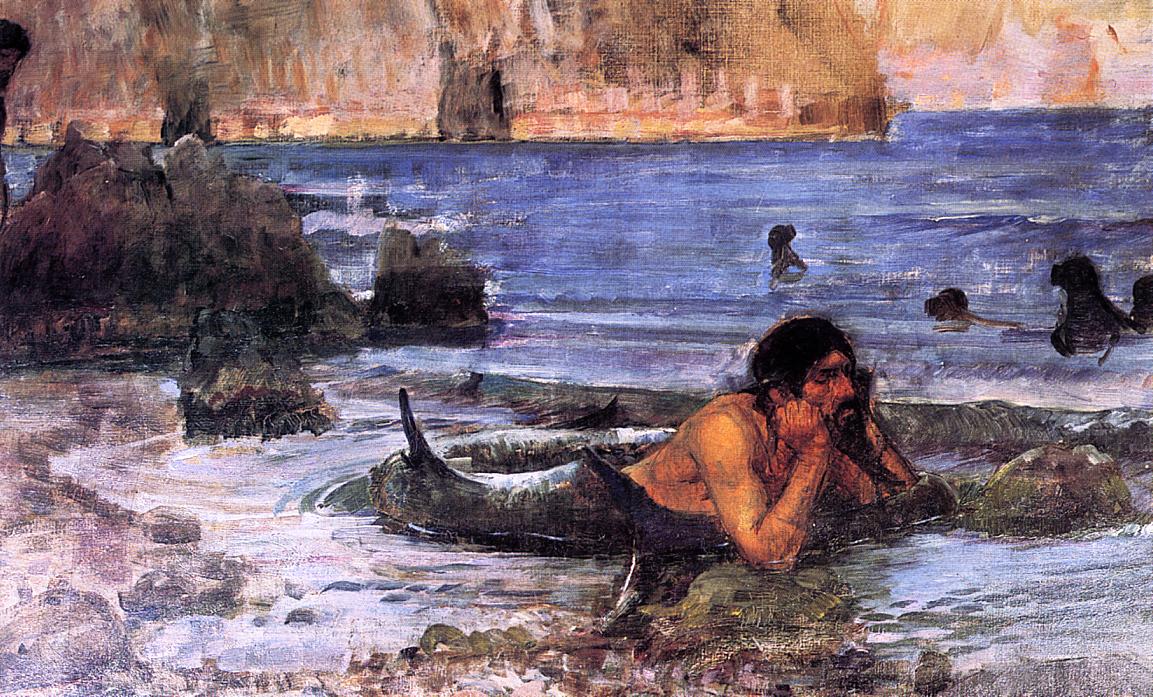 John William Waterhouse The Merman 1892 Fine Art Print