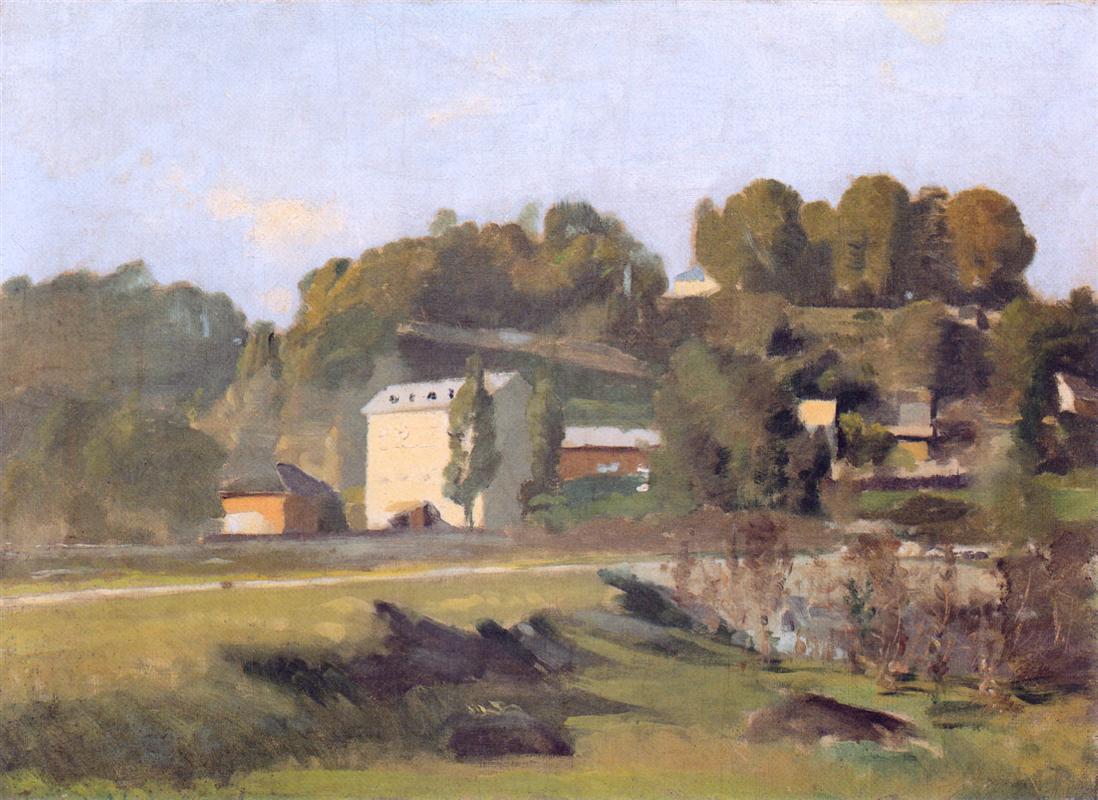 Ferdinand Hodler The mill of Sous Terre in Geneva 1878 Fine Art Print