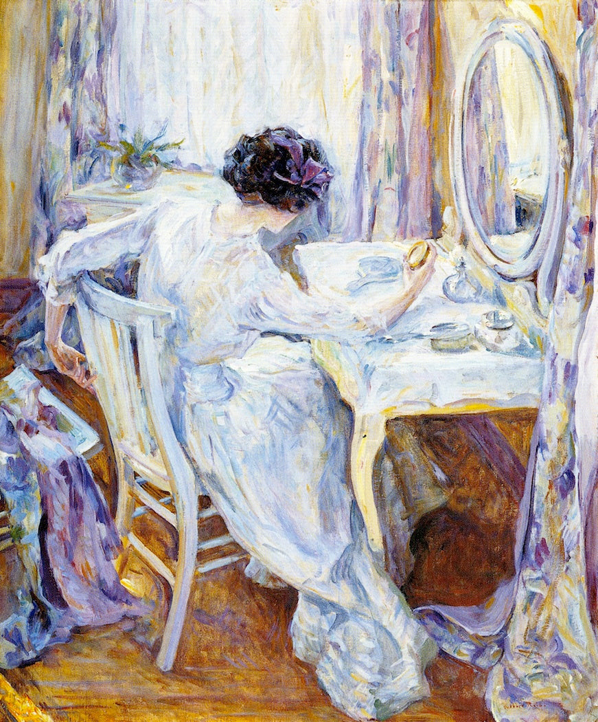 Robert Lewis Reid The Miniature 1912 Fine Art Print