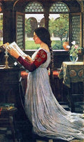 John William Waterhouse The Missal 1902 Fine Art Print