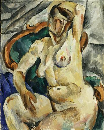 Pyotr Konchalovsky The Model in a Chair 1918 Fine Art Print