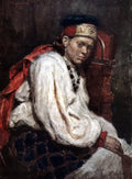 Vasily Surikov The Model in the Ancient Russian Costume 1882 Fine Art Print