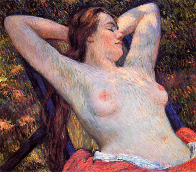 Theo van Rysselberghe The Model's Siesta 1920 Fine Art Print