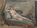 Pyotr Konchalovsky The Model. Sketch for Painting 'Woman on the Couch. " 1930 Fine Art Print