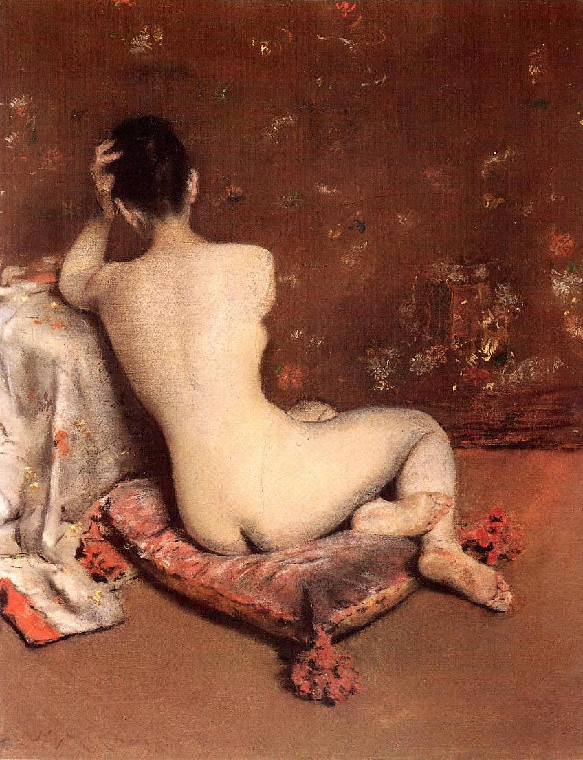 William Merritt Chase The Model 1887-1888 Fine Art Print