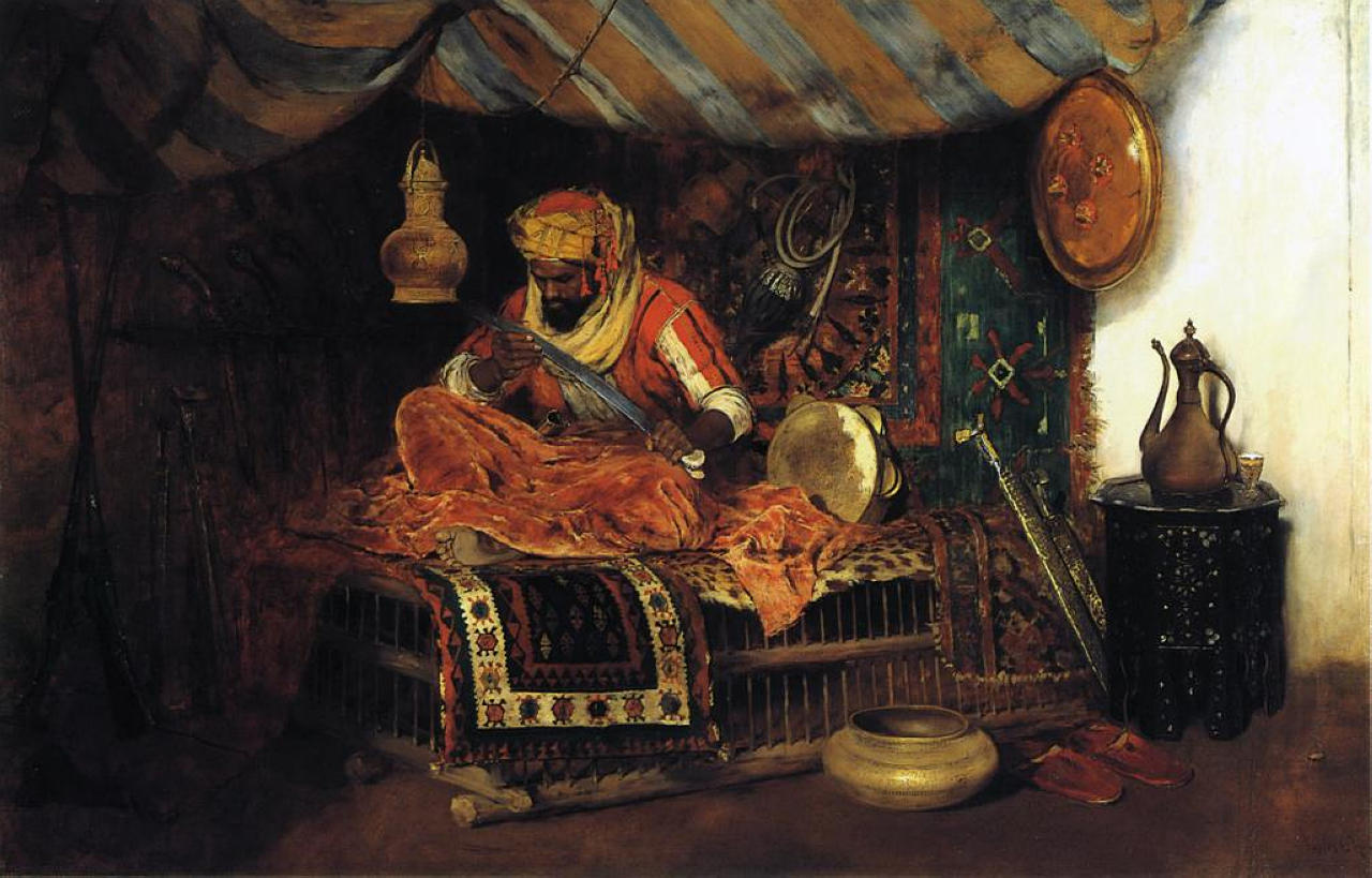 William Merritt Chase The Moorish Warrior 1876 Fine Art Print
