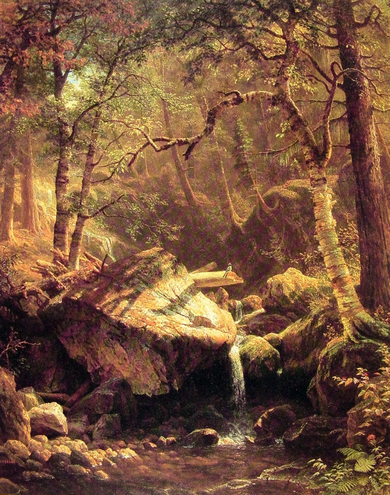 Albert Bierstadt The Mountain Brook 1863 Fine Art Print