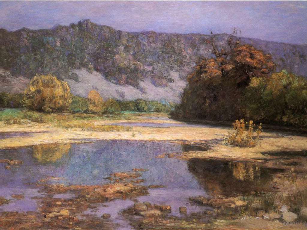 T. C. Steele The Muscatatuck 1898 Fine Art Print