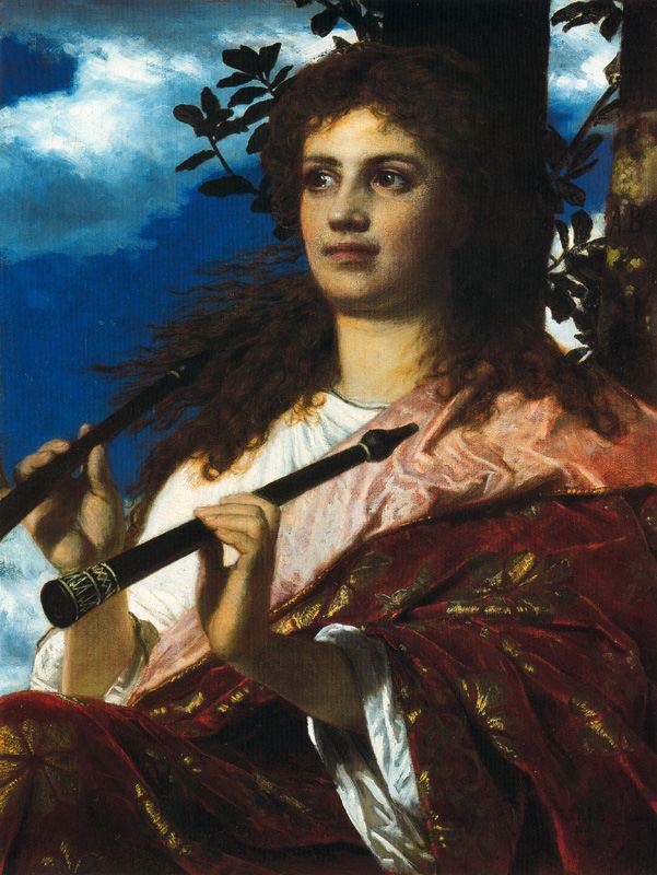 Arnold Böcklin The Muse of Anacreon 1873 Fine Art Print