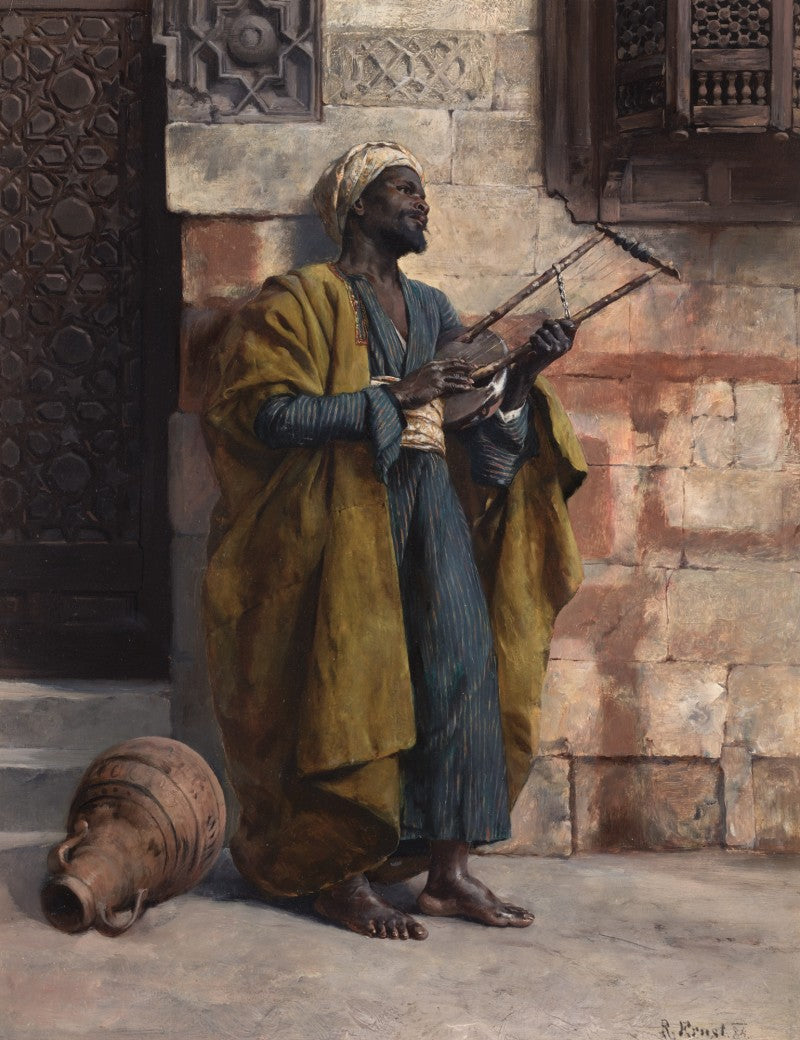 Rudolf Ernst The Musician 1884 Fine Art Print