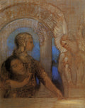 Odilon Redon The Mystical Knight (Oedipus and the Sphinx) 1869 Fine Art Print