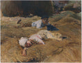 Joaquín Sorolla The Nap, Asturias 1903 Fine Art Print