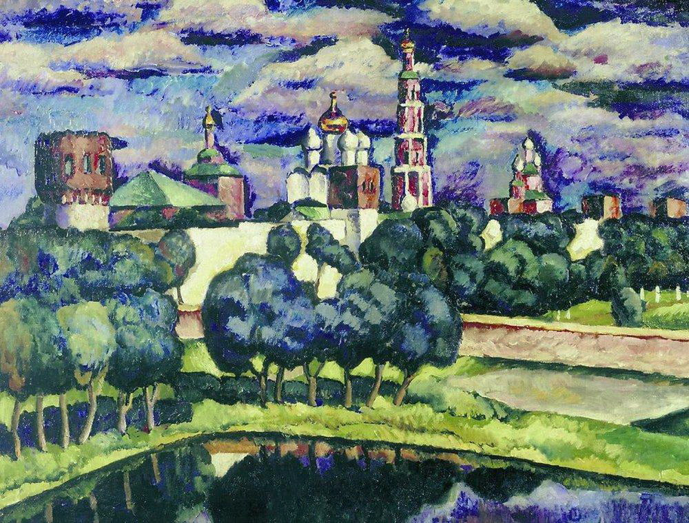 Ilya Mashkov The Novodevichy Convent 1912-1913 Fine Art Print