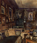 Rudolf von Alt The Office of Count Lanckoronski, Vienna 1881 Fine Art Print