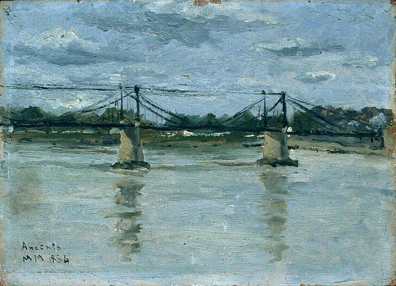 Maxime Maufra The Old Bridge in Ancenis 1884 Fine Art Print