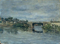 Maxime Maufra The old Bridge in Barbin 1884 Fine Art Print