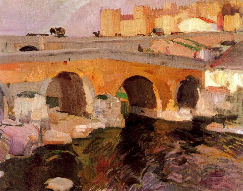 Joaquín Sorolla The Old Bridge of Avila 1910 Fine Art Print