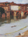 Henri Martin The Old Bridge 1911 Fine Art Print