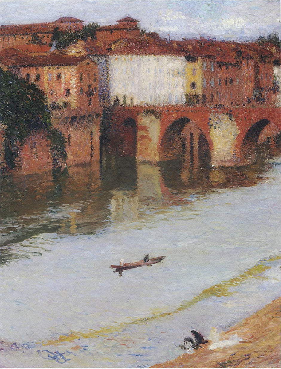 Henri Martin The Old Bridge 1911 Fine Art Print