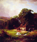 Albert Bierstadt The Old Mill 1855 Fine Art Print