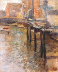 John Henry Twachtman The Old Mill at Cos Cobb 1902 Fine Art Print