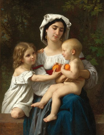 William-Adolphe Bouguereau The Oranges 1865 Fine Art Print