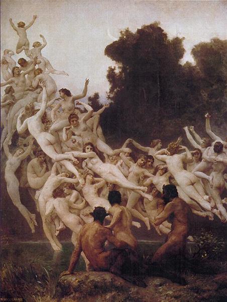 William-Adolphe Bouguereau The Oreads 1902 Fine Art Print