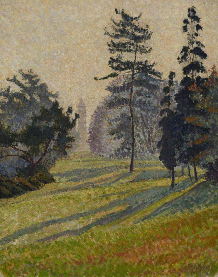 Lucien Pissarro The Pagoda, Kew 1919 Fine Art Print