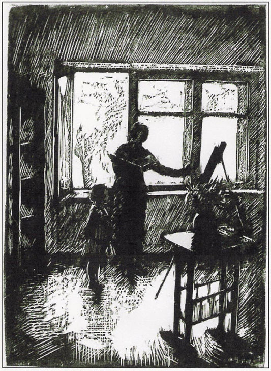 Wojciech Weiss The Painter (1928) 1926 Fine Art Print