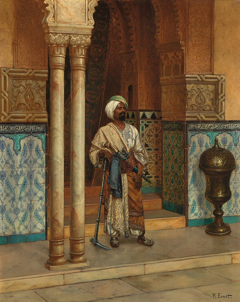 Rudolf Ernst The Palace Guard 1890 Fine Art Print