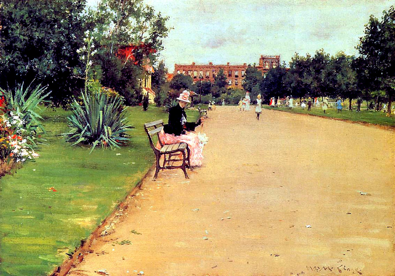 William Merritt Chase The Park 02 1887 Fine Art Print