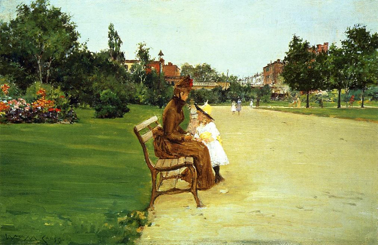 William Merritt Chase The Park 1887 Fine Art Print