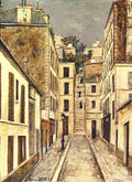 Maurice Utrillo The Passage (The Dead End) 1910 Fine Art Print
