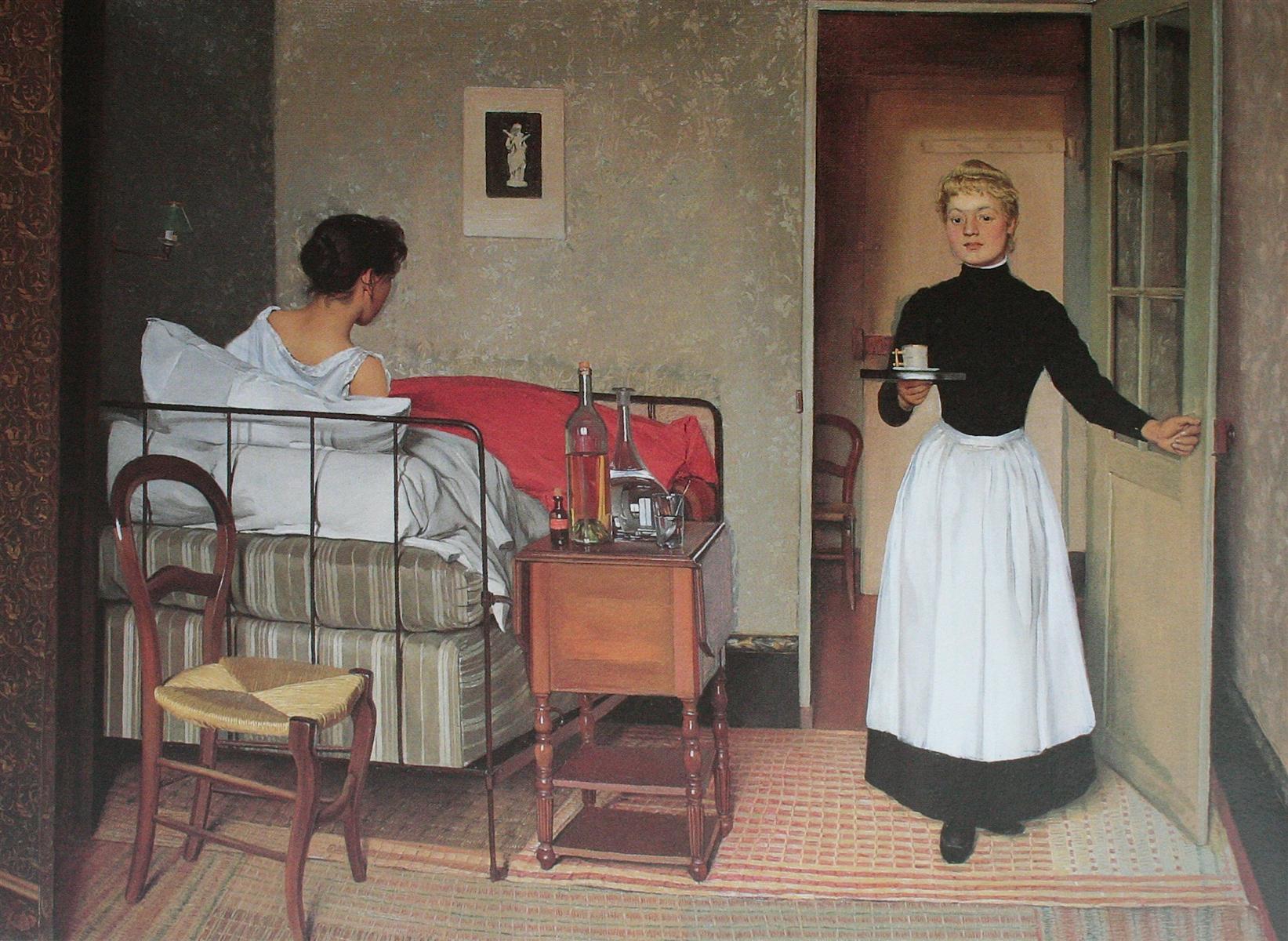 Felix Vallotton The Patient 1892 Fine Art Print