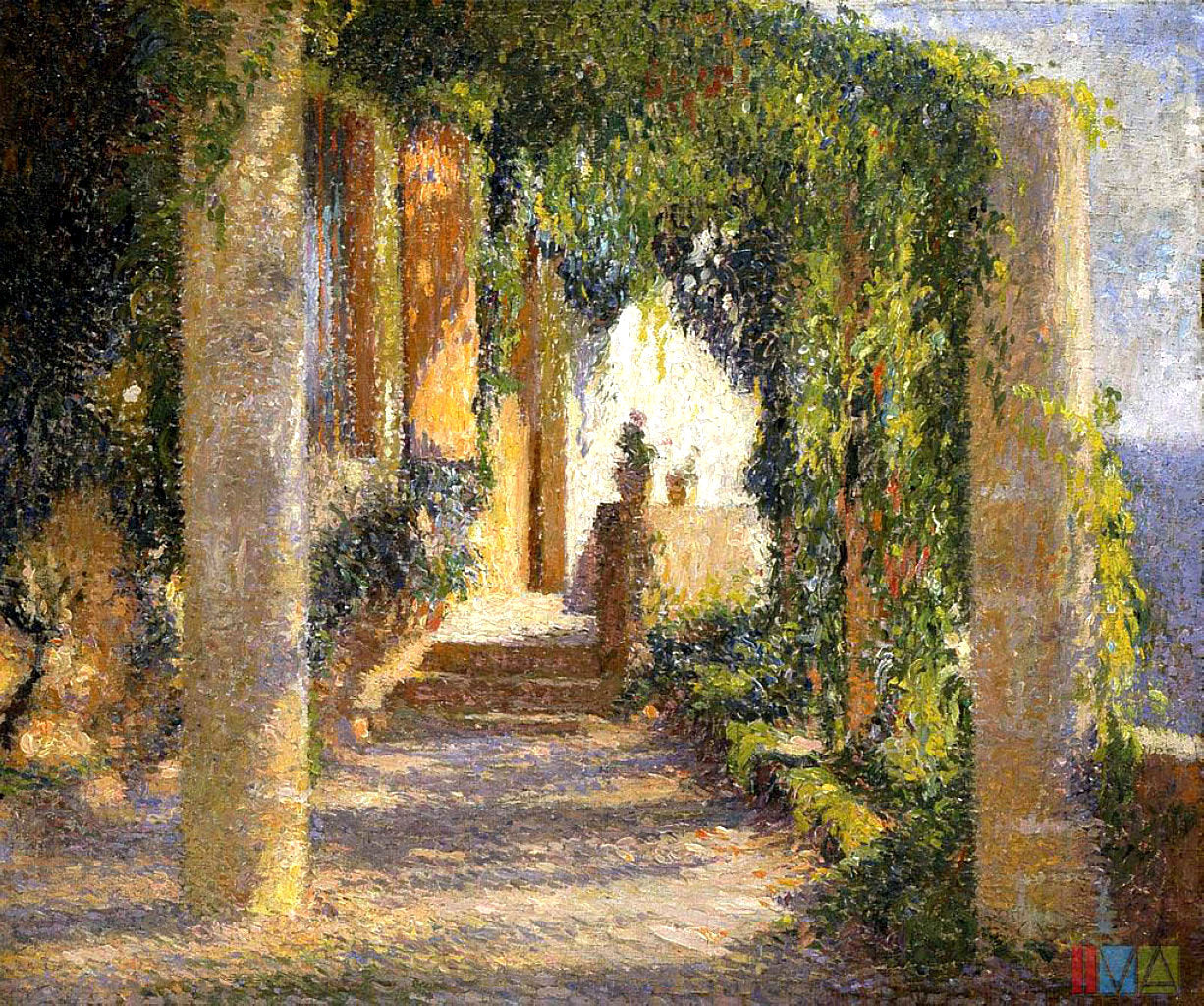Henri Martin The Pergola 1920 Fine Art Print