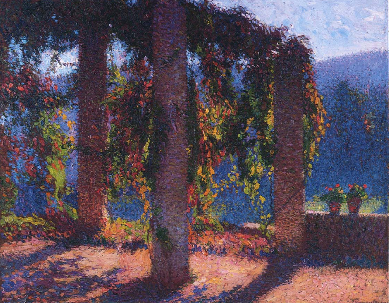 Henri Martin The Pergola in Marquayrol 1911 Fine Art Print