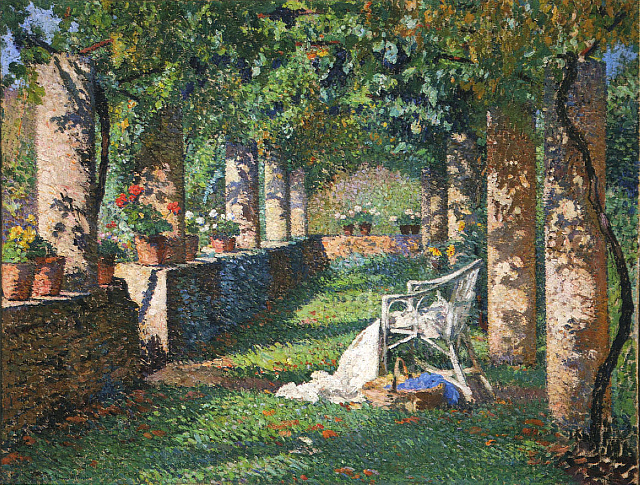 Henri Martin The Pergola in Spring 1920 Fine Art Print