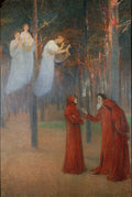 Henri Martin The Poets in the Bois Sacre 1899 Fine Art Print