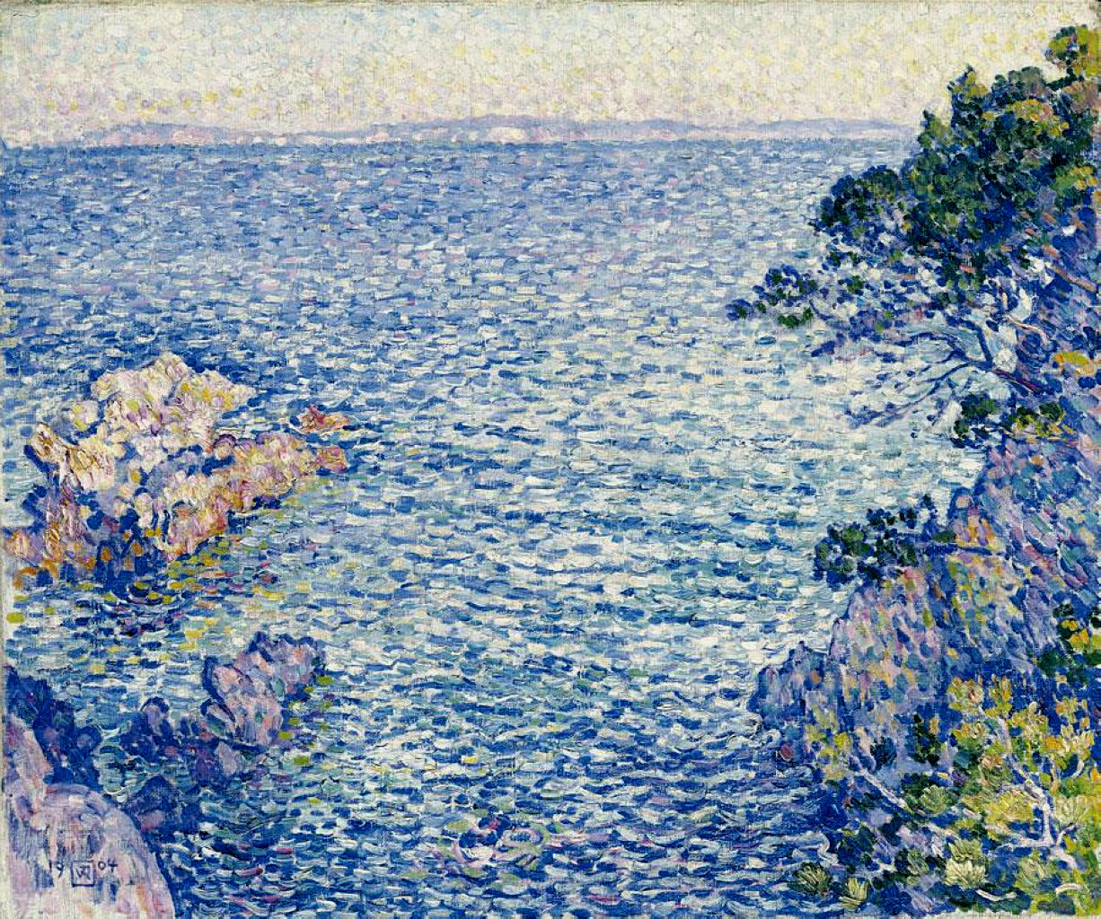 Theo van Rysselberghe The Point of Rossignol 1904 Fine Art Print