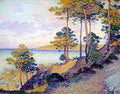Theo van Rysselberghe The Pointe St. Pierre at St. Tropez 1896 Fine Art Print