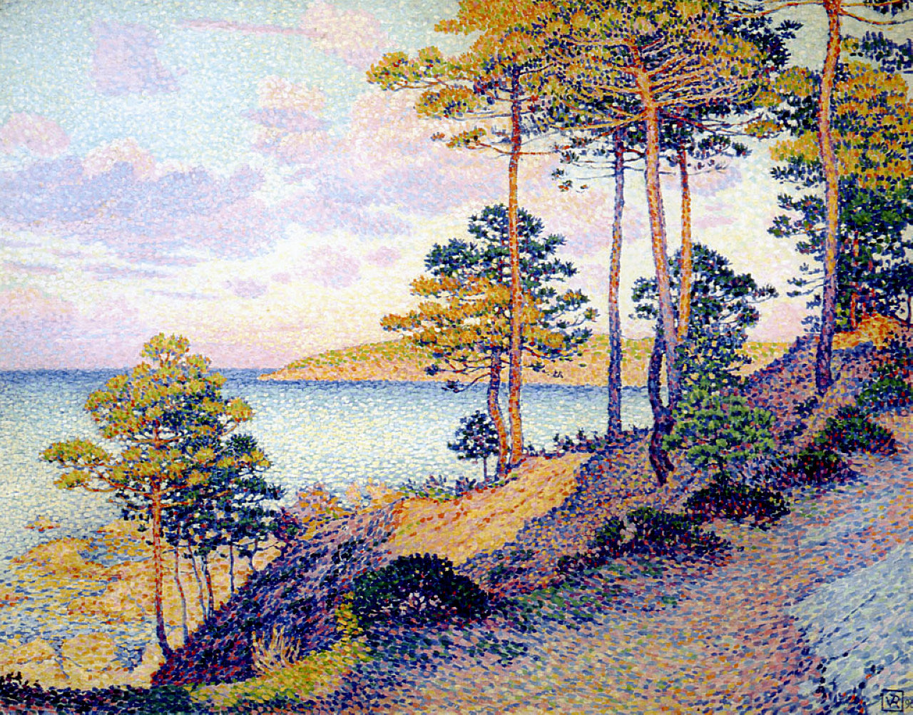 Theo van Rysselberghe The Pointe St. Pierre at St. Tropez 1896 Fine Art Print