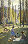 Henri Martin The Poplars 1920 Fine Art Print