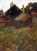 Willard Metcalf The Poppy Field 1886 Fine Art Print