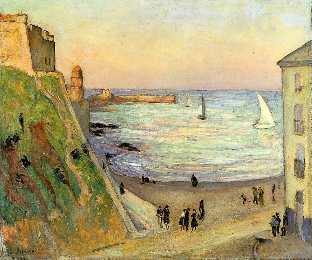 Gustave Loiseau The Port at Collioure 1921 Fine Art Print