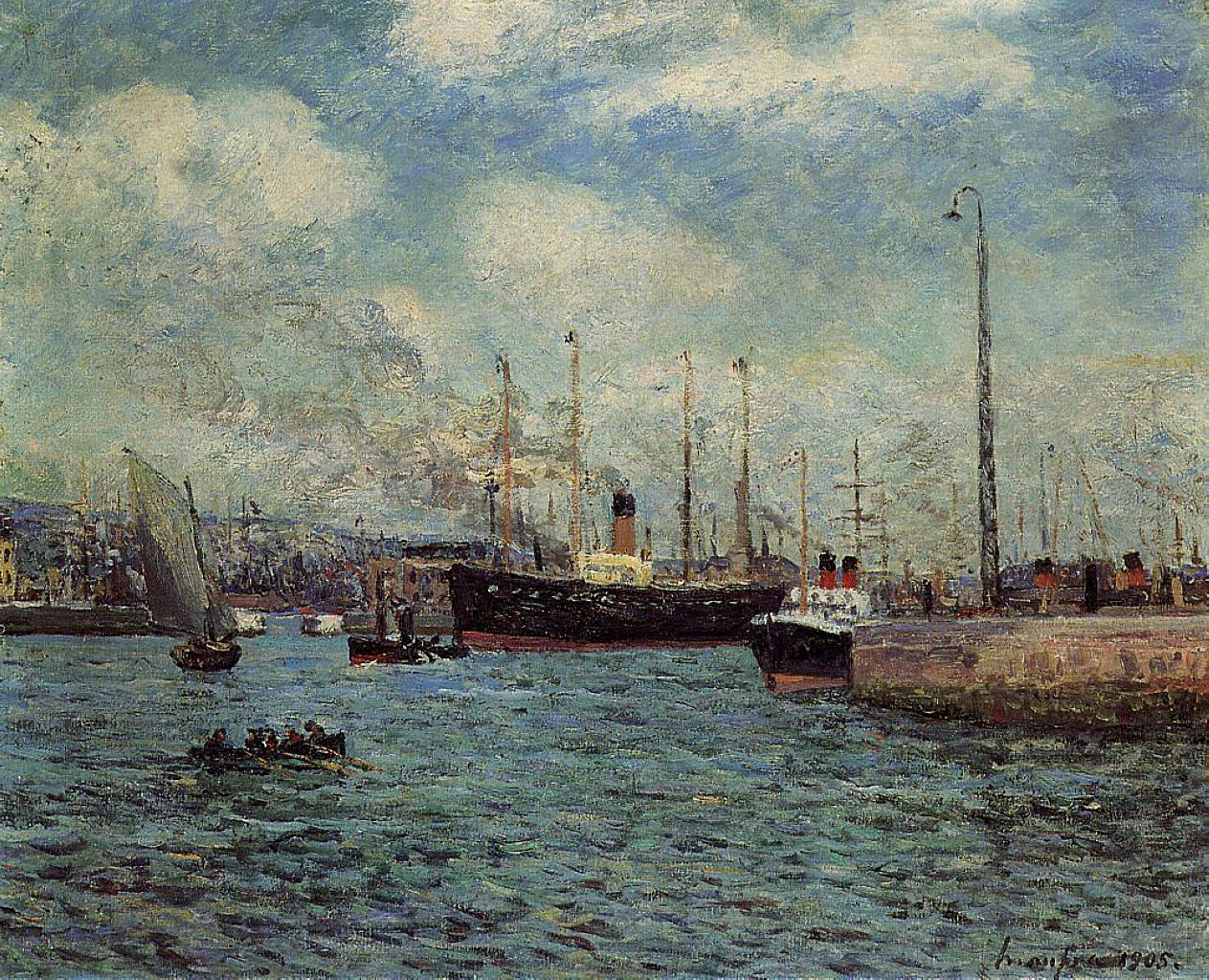 Maxime Maufra The Port of Havre 1905 Fine Art Print