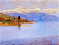 Felix Vallotton The port of Pully (study) 1889 Fine Art Print