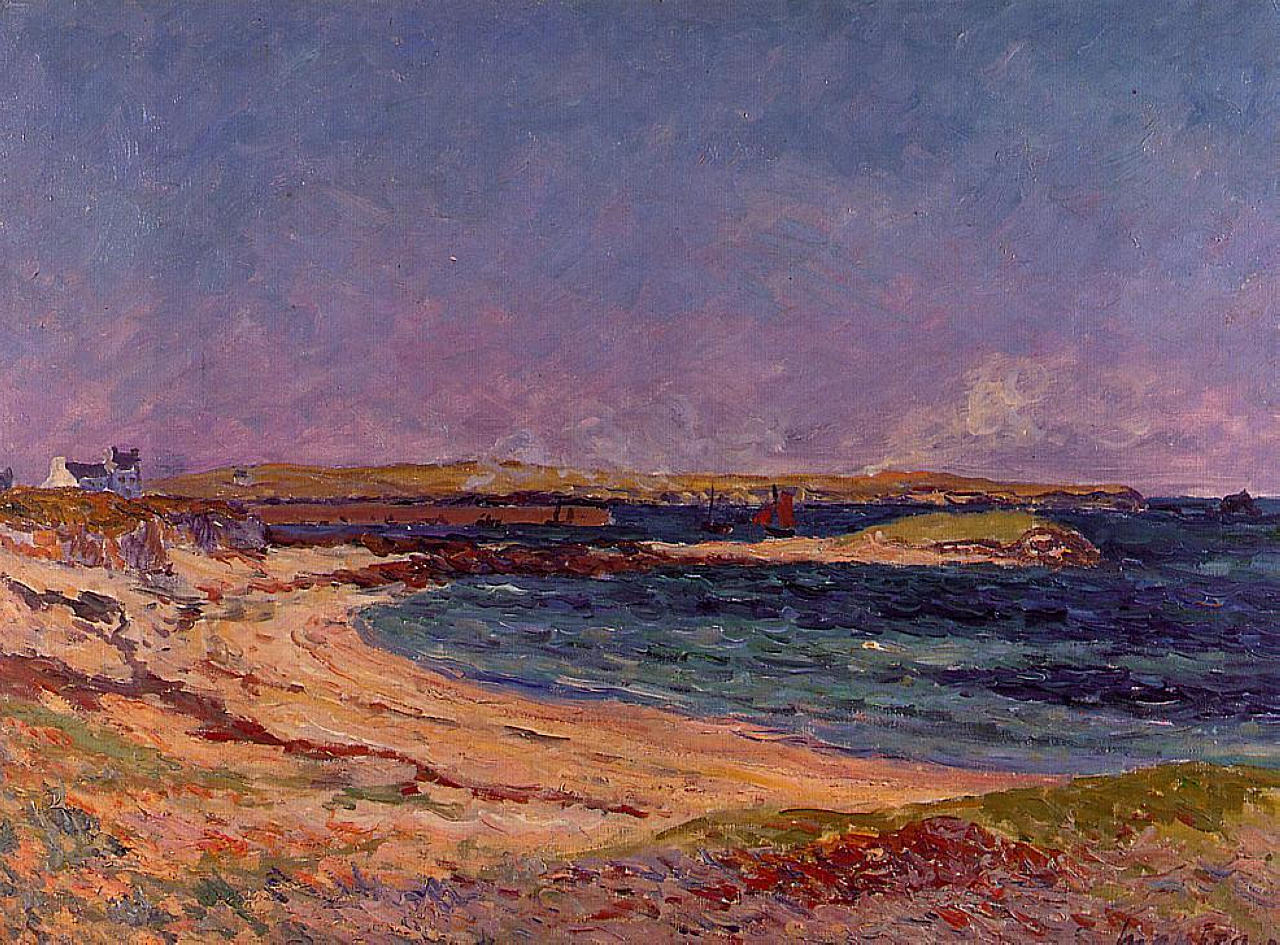 Maxime Maufra The Portivy Beach 1907 Fine Art Print