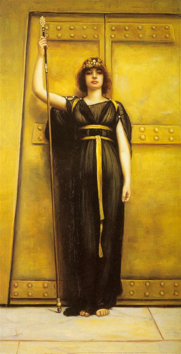 John William Godward The Priestess 1895 Fine Art Print
