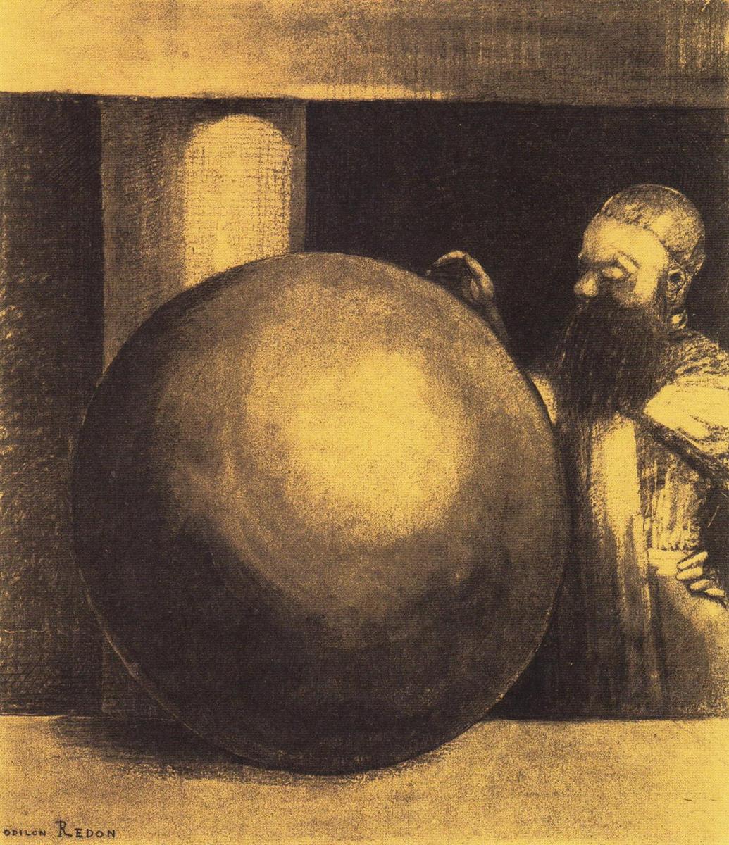 Odilon Redon The Prisoner (Boulet) 1879 Fine Art Print